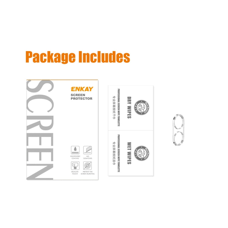 For Samsung Galaxy A04 4G ENKAY Hat-Prince 9H Rear Camera Lens Tempered Glass Film