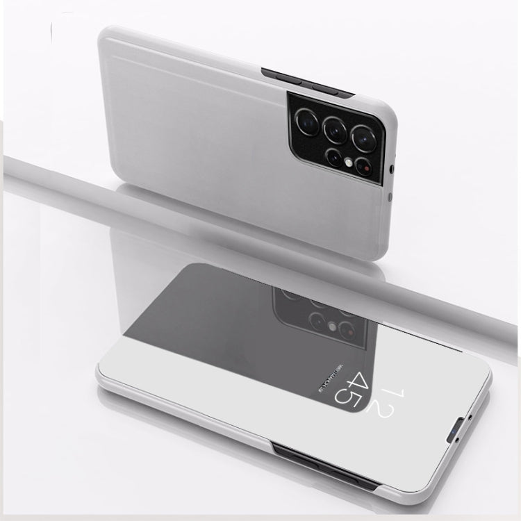 Plated Mirror Leather Phone Case with Holder