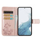 Four-leaf Clasp Embossed Buckle Leather Phone Case