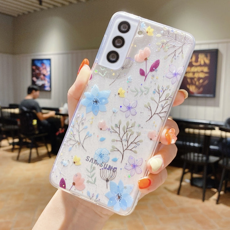 Fresh Small Floral Epoxy TPU Phone Case