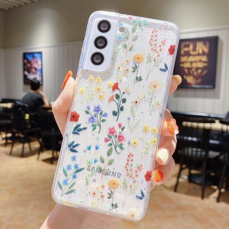 Fresh Small Floral Epoxy TPU Phone Case