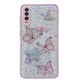 Color Butterfly Glitter Epoxy TPU Phone Case