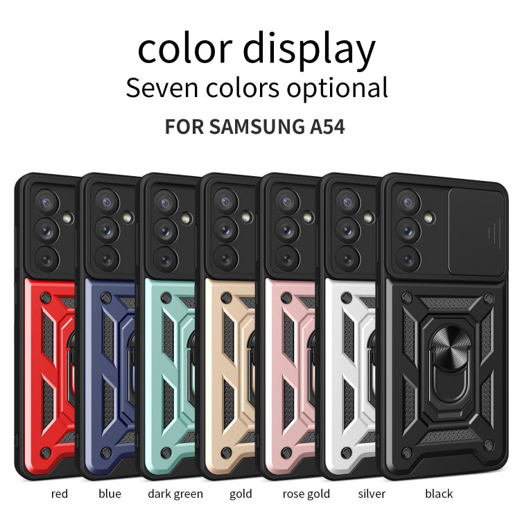 For Samsung Galaxy A54 5G Sliding Camera Cover Design TPU+PC Phone Case