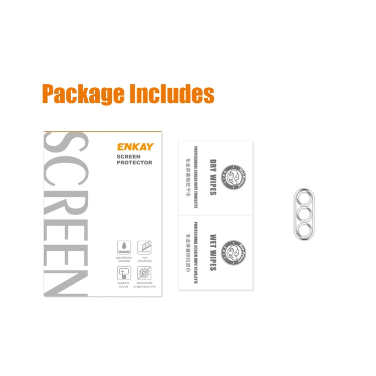 For Samsung Galaxy S23 5G ENKAY 9H Rear Camera Lens Tempered Glass Film