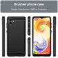 For Samsung Galaxy A04 Brushed Texture Carbon Fiber TPU Phone Case