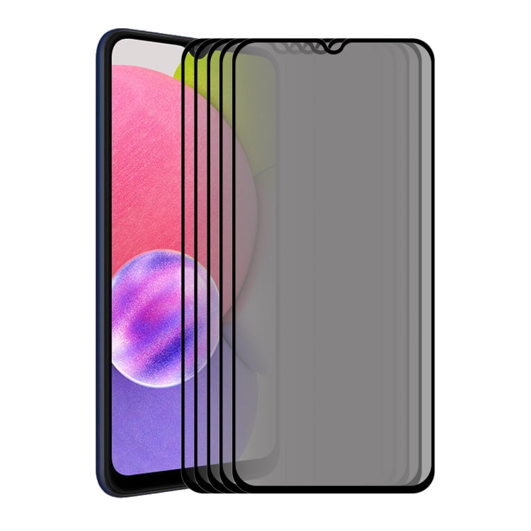 For Samsung Galaxy A14 5G ENKAY 28 Degree Anti-peeping Tempered Glass Full Screen Film