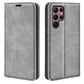 For Samsung Galaxy S23 Ultra 5G Retro-skin Magnetic Suction Leather Phone Case