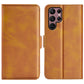 For Samsung Galaxy S23 Ultra 5G Dual-side Magnetic Buckle Leather Phone Case