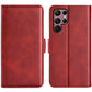 For Samsung Galaxy S23 Ultra 5G Dual-side Magnetic Buckle Leather Phone Case