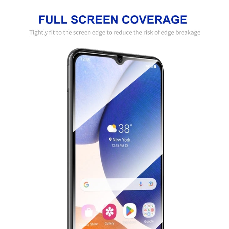 For Samsung Galaxy A14 5G ENKAY Hat-Prince Full Glue 0.26mm 9H 2.5D Tempered Glass Full Film