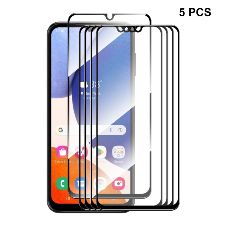 For Samsung Galaxy A14 5G ENKAY Hat-Prince Full Glue 0.26mm 9H 2.5D Tempered Glass Full Film
