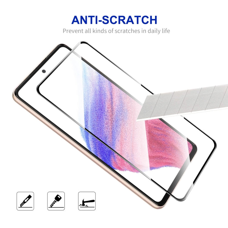 For Samsung Galaxy A54 5G ENKAY Hat-Prince Full Glue 0.26mm 9H 2.5D Tempered Glass Full Film