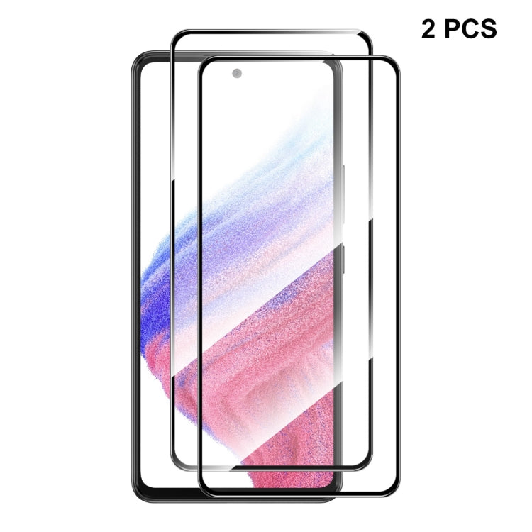 For Samsung Galaxy A54 5G ENKAY Hat-Prince Full Glue 0.26mm 9H 2.5D Tempered Glass Full Film