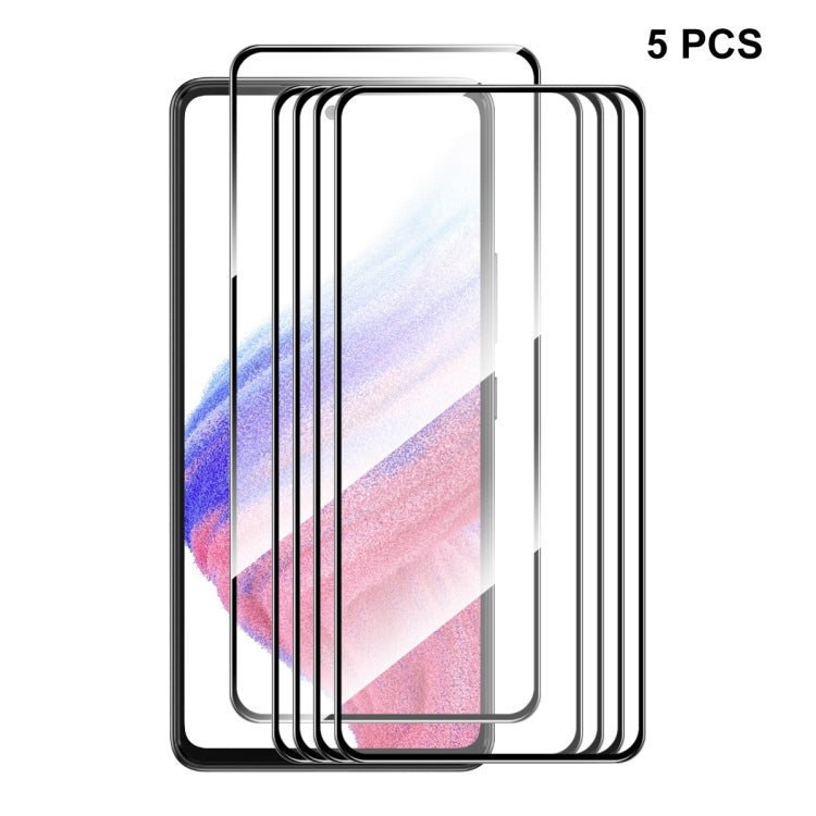 For Samsung Galaxy A54 5G ENKAY Hat-Prince Full Glue 0.26mm 9H 2.5D Tempered Glass Full Film