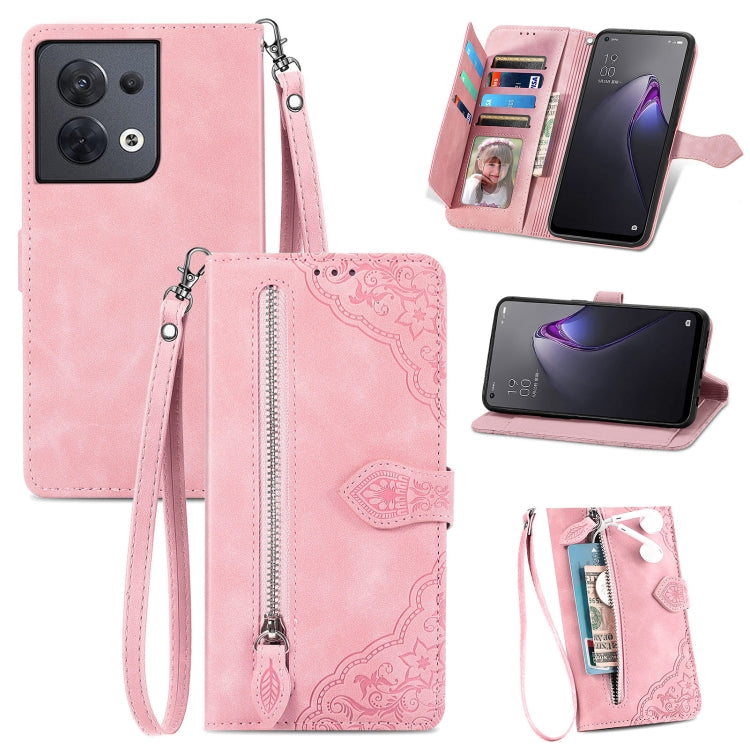 Embossed Flower Shockproof Leather Phone Case