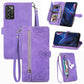 Embossed Flower Shockproof Leather Phone Case