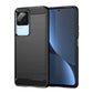 Brushed Texture Carbon Fiber TPU Phone Case