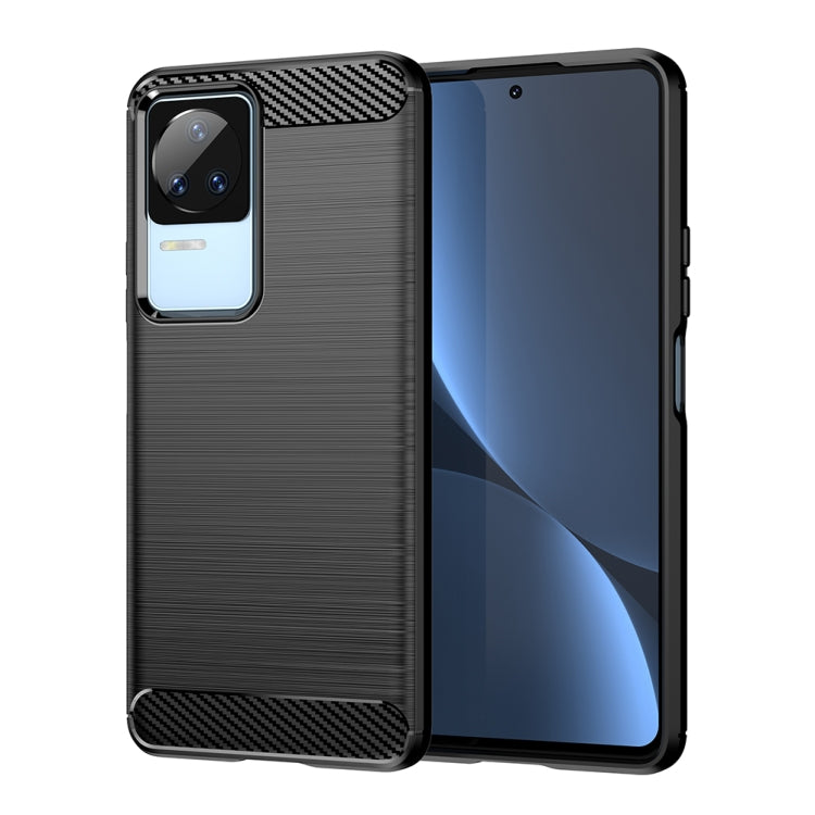 Brushed Texture Carbon Fiber TPU Phone Case