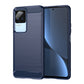 Brushed Texture Carbon Fiber TPU Phone Case
