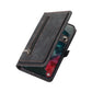 Zipper Card Slot Buckle Wallet Leather Phone Case