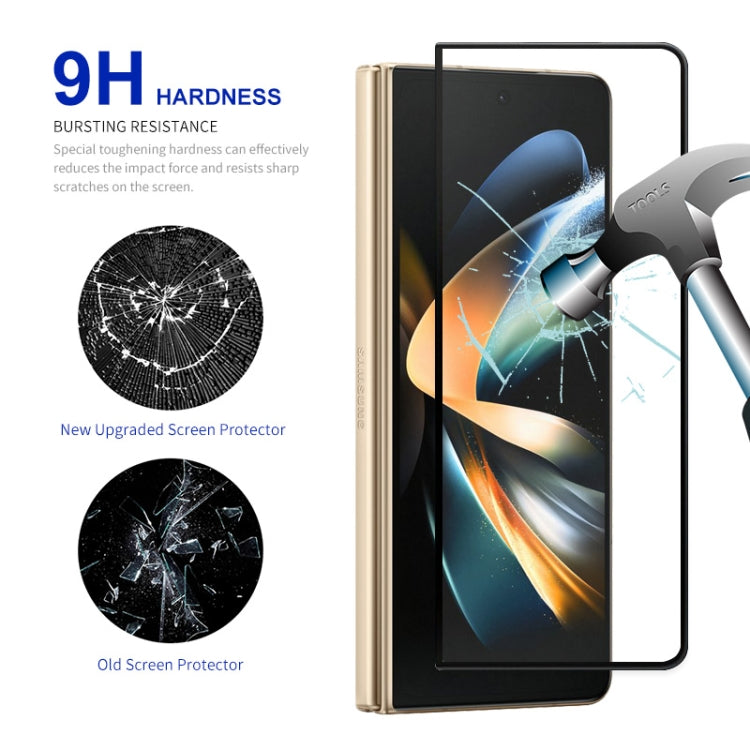 For Samsung Galaxy Z Fold4 5G ENKAY Hat-Prince Full Glue 0.26mm 9H 2.5D Tempered Glass Full Film