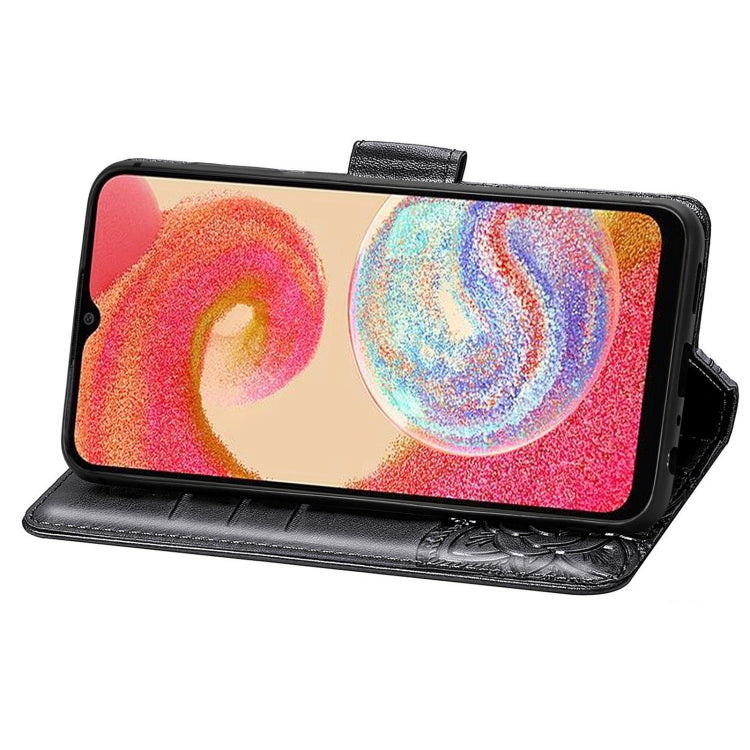 Butterfly Love Flower Embossed Flip Leather Phone Cas