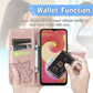 Butterfly Love Flower Embossed Flip Leather Phone Cas