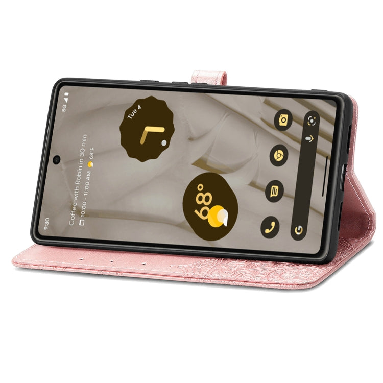 Mandala Flower Embossed Leather Phone Case