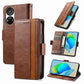 CaseNeo Splicing Dual Magnetic Buckle Leather Phone Case