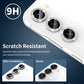 For Samsung Galaxy S23 5G / S23+ 5G ENKAY 9H Rear Camera Lens Glitter Aluminium Alloy Ring Tempered Glass Film