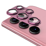 For Samsung Galaxy S22 Ultra ENKAY 9H Rear Camera Lens Aluminium Alloy Tempered Glass Film