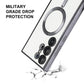 For Samsung Galaxy S23 Ultra 5G ENKAY Electroplated MagSafe Shockproof TPU Phone Case with Lens Film