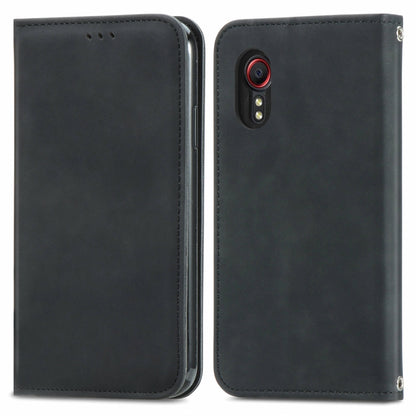 Retro Skin Feel Magnetic Leather Phone Case