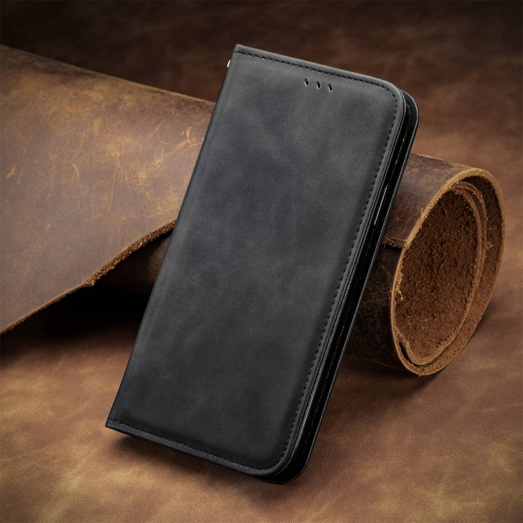 Retro Skin Feel Magnetic Leather Phone Case