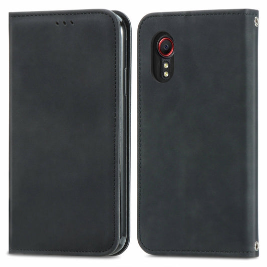 Retro Skin Feel Magnetic Leather Phone Case