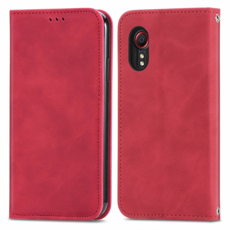 Retro Skin Feel Magnetic Leather Phone Case