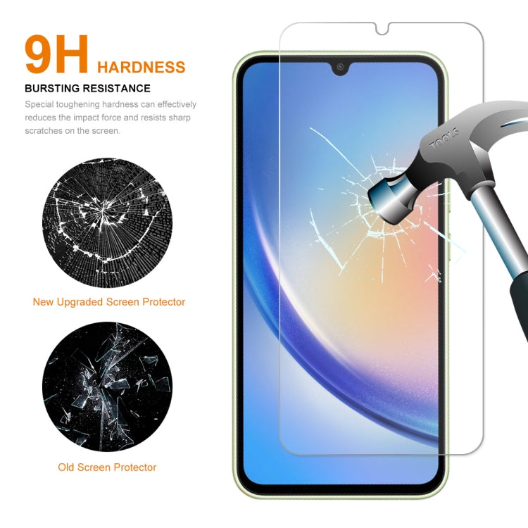 For Samsung Galaxy A34 / M34 / F34 1pc ENKAY Hat-Prince 0.26mm 9H 2.5D High Aluminum-silicon Tempered Glass Film