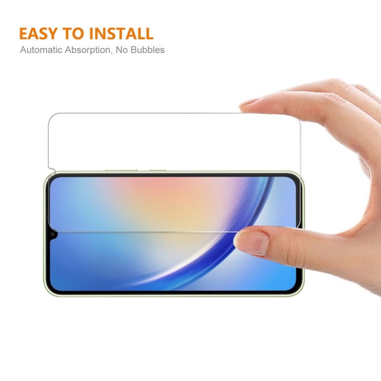 For Samsung Galaxy A34 / M34 / F34 1pc ENKAY Hat-Prince 0.26mm 9H 2.5D High Aluminum-silicon Tempered Glass Film