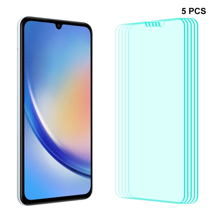 For Samsung Galaxy A34 / M34 / F34 1pc ENKAY Hat-Prince 0.26mm 9H 2.5D High Aluminum-silicon Tempered Glass Film