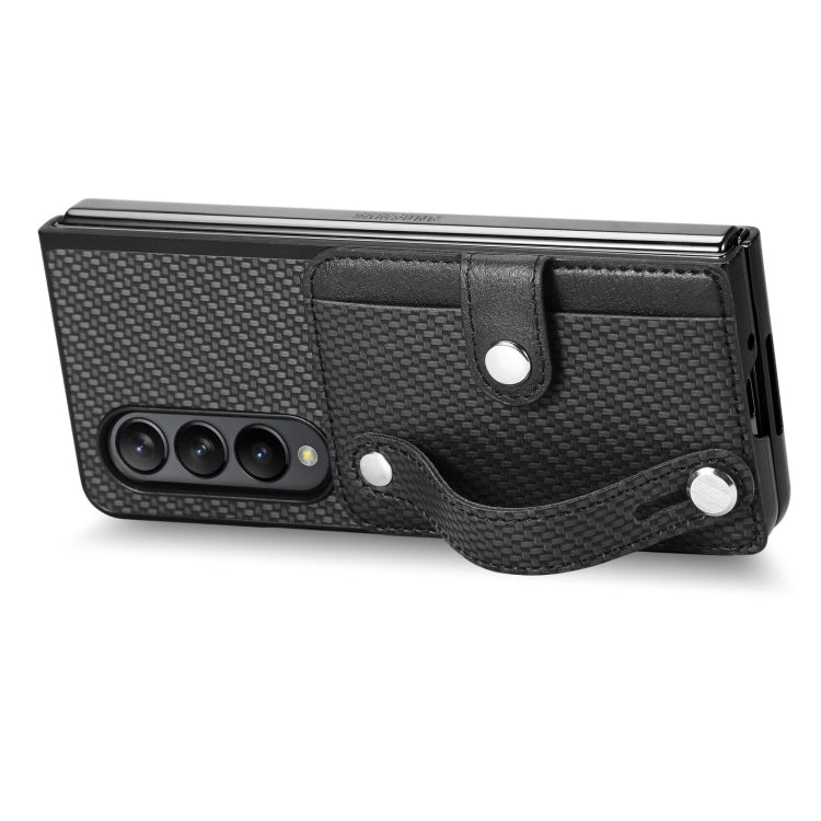 Wristband Kickstand Card Wallet Back Cover Phone Case