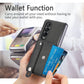 Wristband Kickstand Card Wallet Back Cover Phone Case