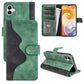 For Samsung Galaxy A04 Stitching Horizontal Flip Leather Phone Case