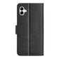 For Samsung Galaxy A04 Dual-side Magnetic Buckle Horizontal Flip Leather Phone Case