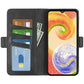 For Samsung Galaxy A04 Dual-side Magnetic Buckle Horizontal Flip Leather Phone Case
