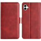 For Samsung Galaxy A04 Dual-side Magnetic Buckle Horizontal Flip Leather Phone Case