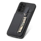 Carbon Fiber Vertical Flip Zipper Wallet Phone Case