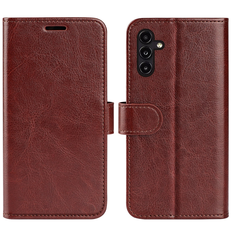 For Samsung Galaxy A14 5G R64 Texture Horizontal Flip Leather Phone Case