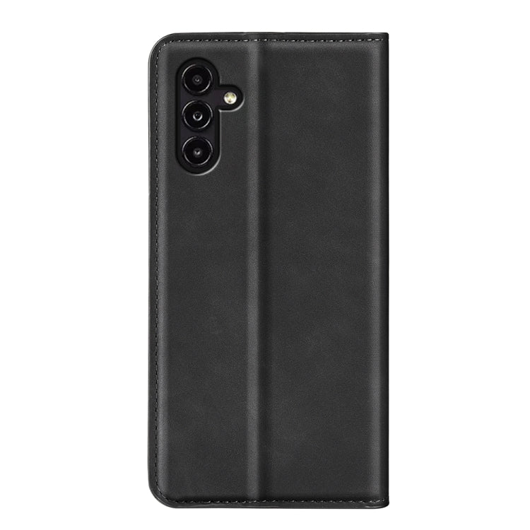 For Samsung Galaxy A14 5G Retro-skin Magnetic Suction Leather Phone Case