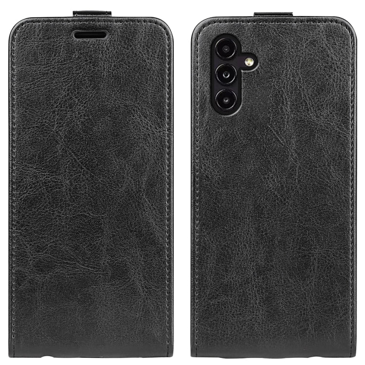 For Samsung Galaxy A14 5G R64 Texture Vertical Flip Leather Phone Case