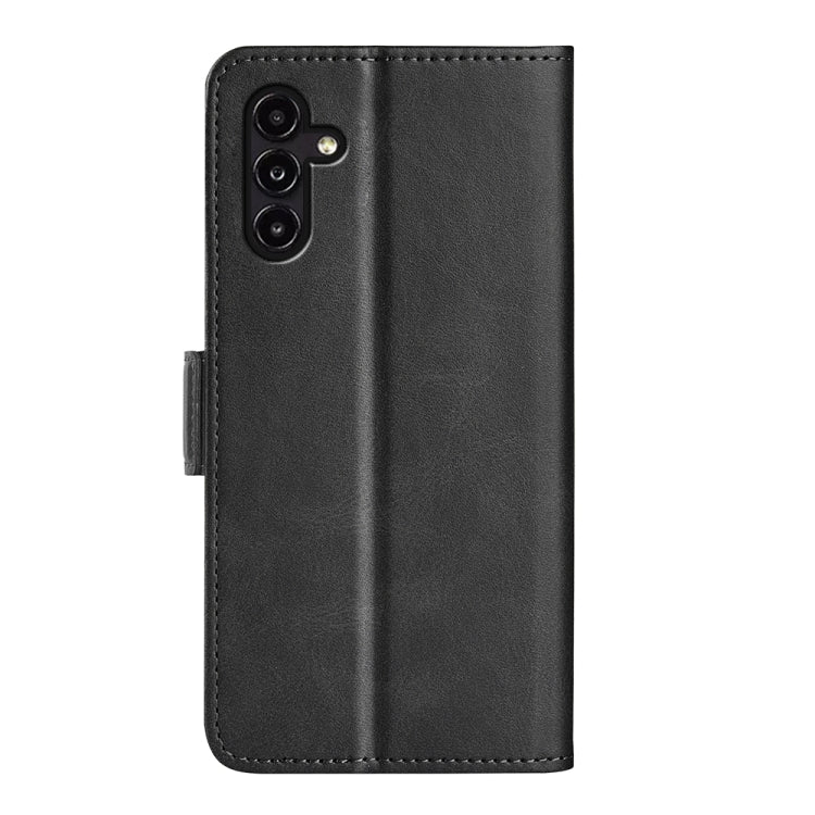 For Samsung Galaxy A14 5G Dual-side Magnetic Buckle Leather Phone Case